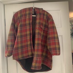 Plaid mens wolverine jacket
